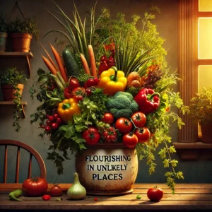 Flourishing in Unlikely Places: A Lesson from the Vegetable Holder